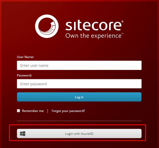 Login-with-Azure-AD---Sitecore-9